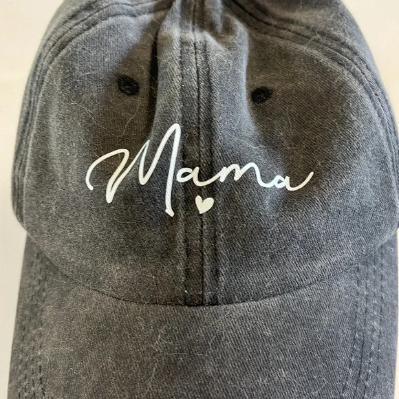Charcoal Gray Mama Hat - Picture 3 of 3
